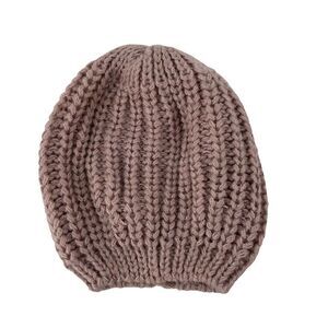 Urban Outfitters Slouch Beanie Pink Ribbed Chunky Knit Staring At Stars One Size